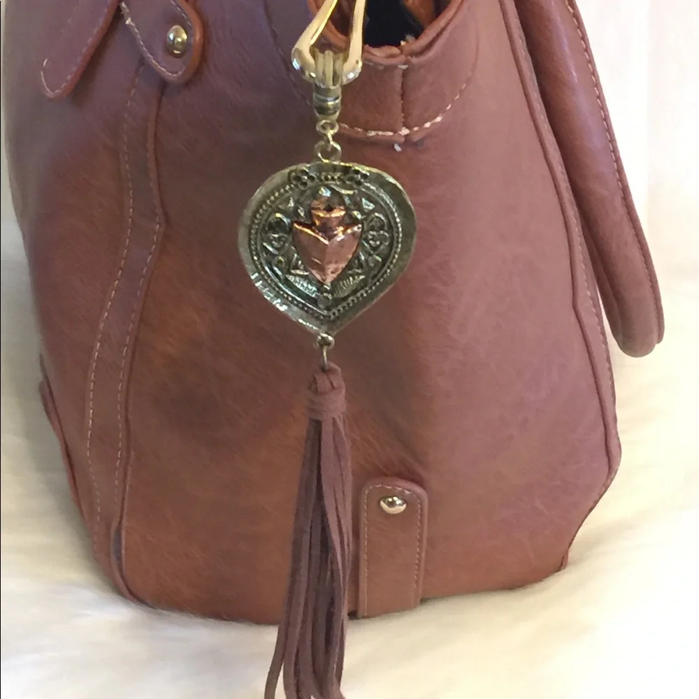 Western Arrowhead Tassel Handbag Charm Keychain – 1 for $19 or 2 for $25